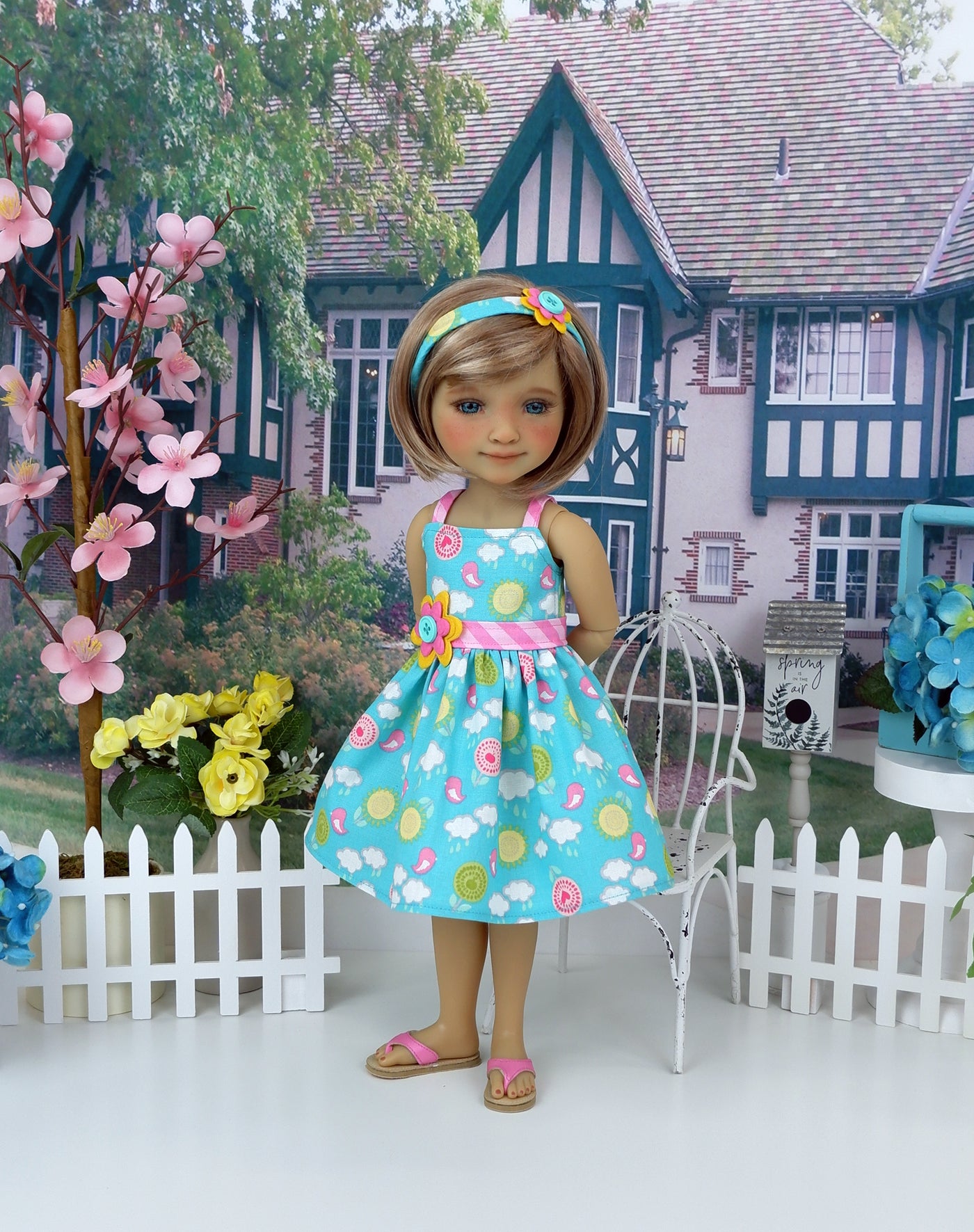 Springtime Sun - dress with shoes for Ruby Red Fashion Friends doll