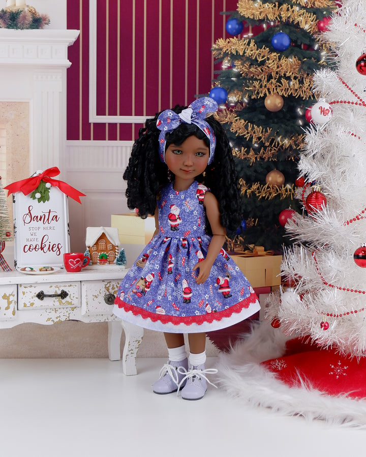 St. Nick - dress with boots for Ruby Red Fashion Friends doll