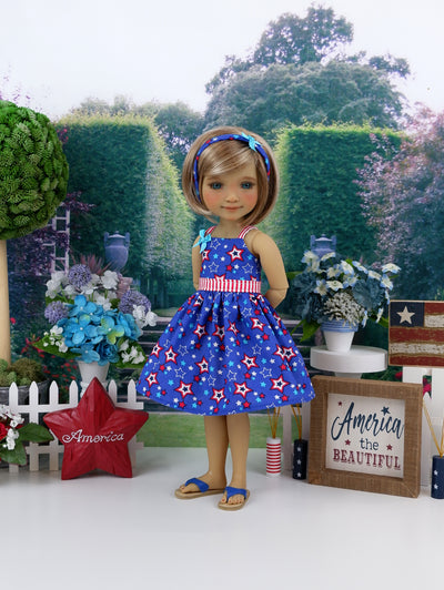 Star Spangled - dress with shoes for Ruby Red Fashion Friends doll