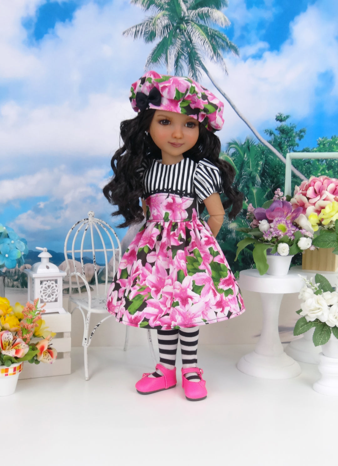 Stargazer Lily - dress and shoes for Ruby Red Fashion Friends doll