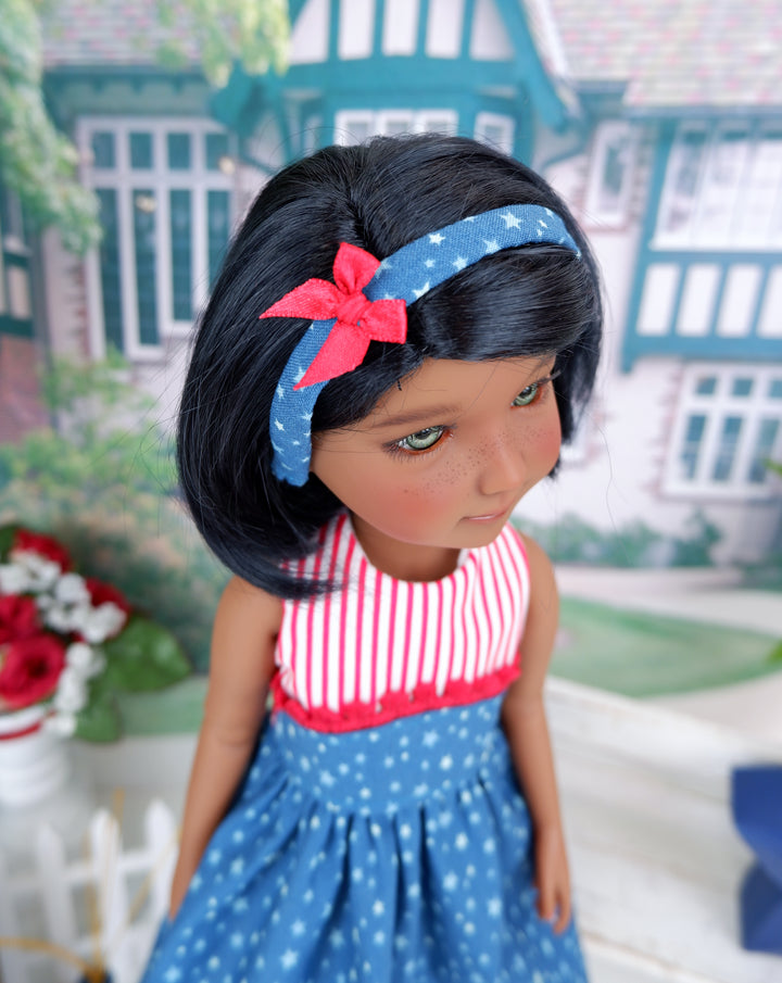 Stars & Stripes - dress with shoes for Ruby Red Fashion Friends doll