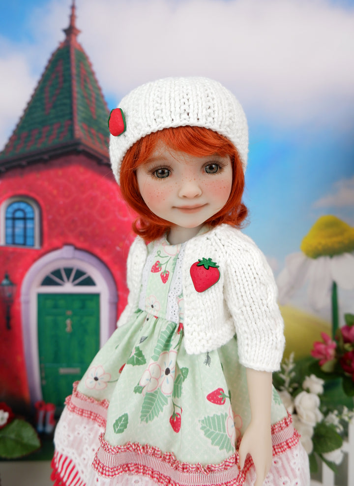 Strawberry Shortcake - custom strawberry themed Ruby Red Fashion Friend doll & wardrobe