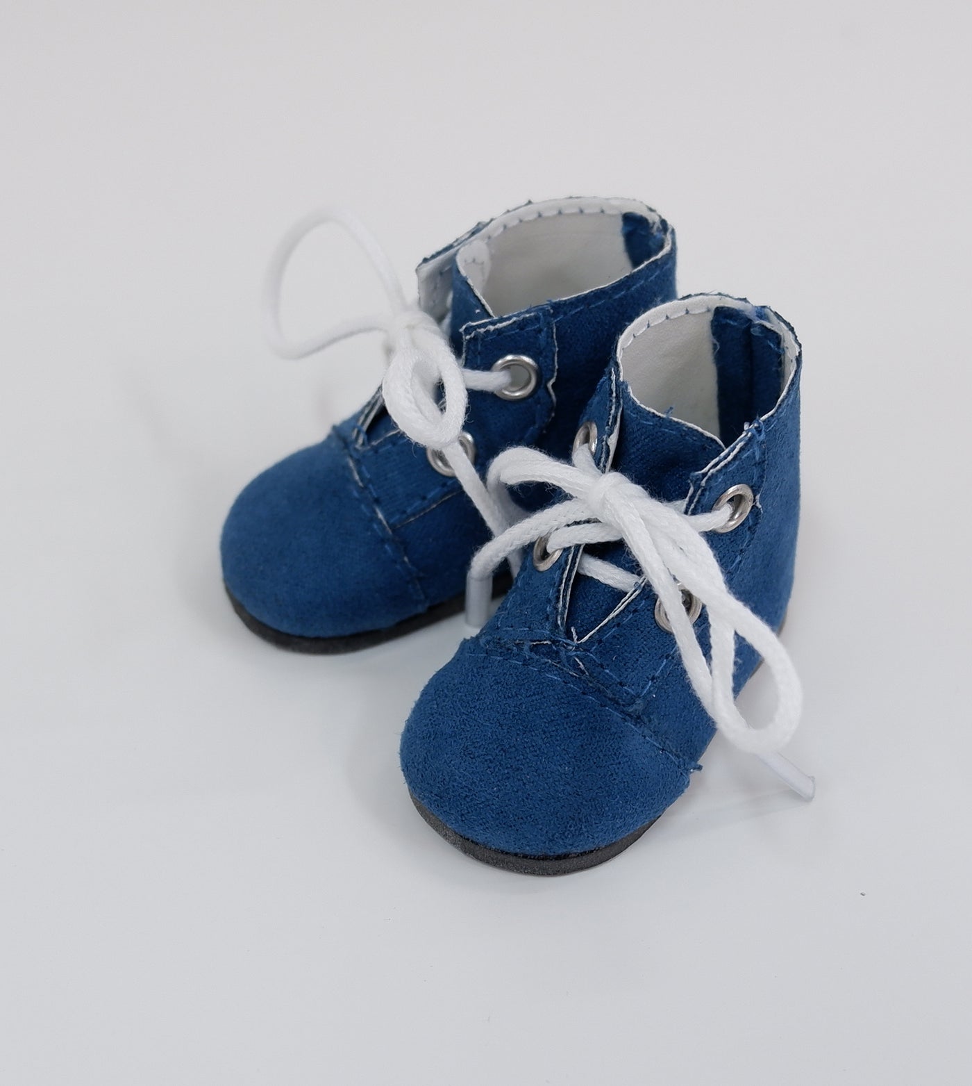 Ankle Lace Up Boots - Suede Marine