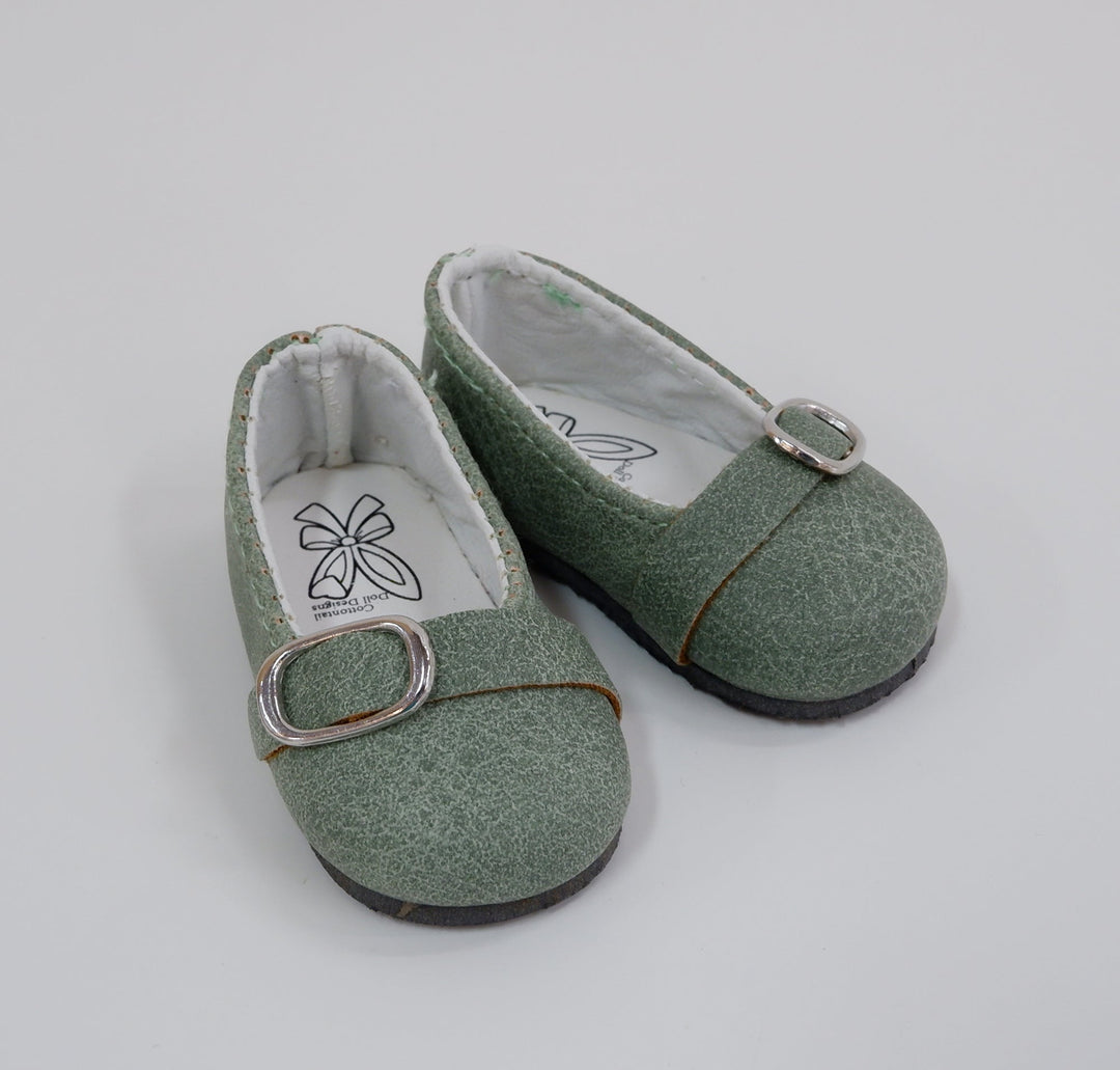 Buckle Ballet Flats - Weathered Sage