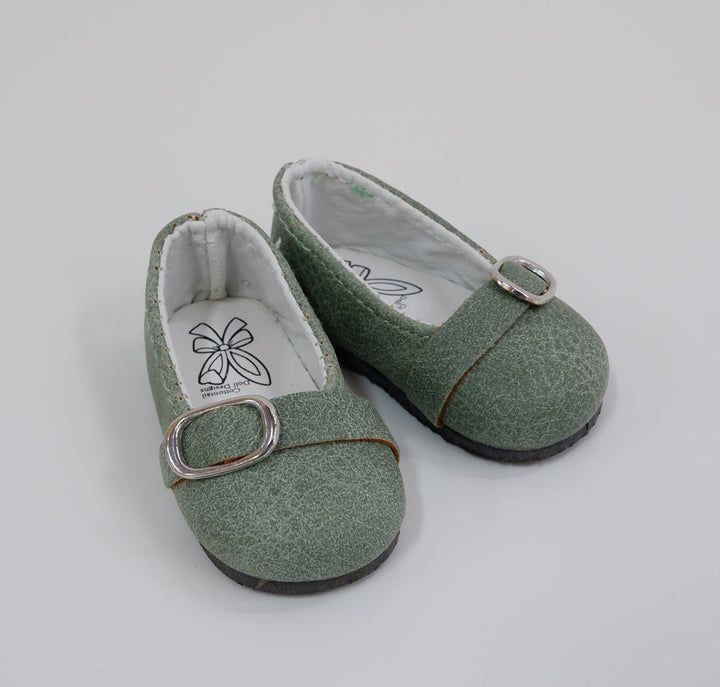 Buckle Ballet Flats - Weathered Sage