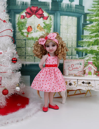 Sugared Holly - dress & jacket with shoes for Ruby Red Fashion Friends doll