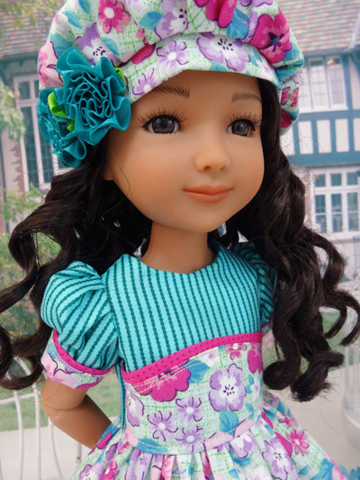 Summer Blooms - dress for Ruby Red Fashion Friends doll