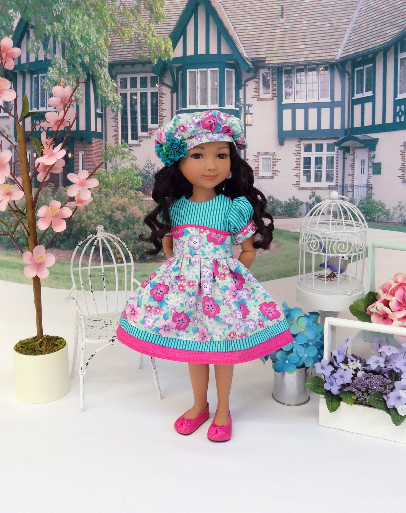 Summer Blooms - dress for Ruby Red Fashion Friends doll