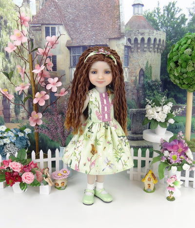 Summer Dogwood - dress with shoes for Ruby Red Fashion Friends doll