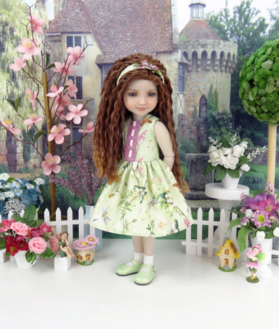Summer Dogwood - dress with shoes for Ruby Red Fashion Friends doll