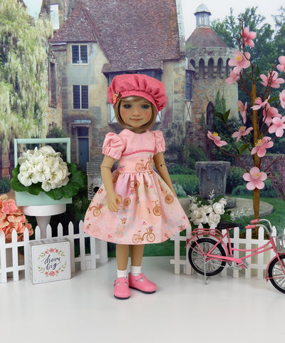 Sunday Bike Ride - dress and shoes for Ruby Red Fashion Friends doll