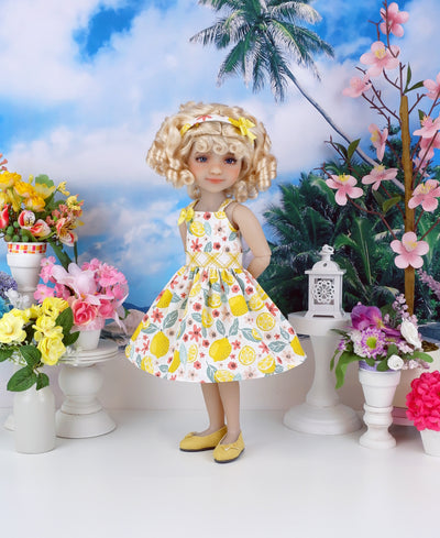 Sweet Lemons - dress with shoes for Ruby Red Fashion Friends doll