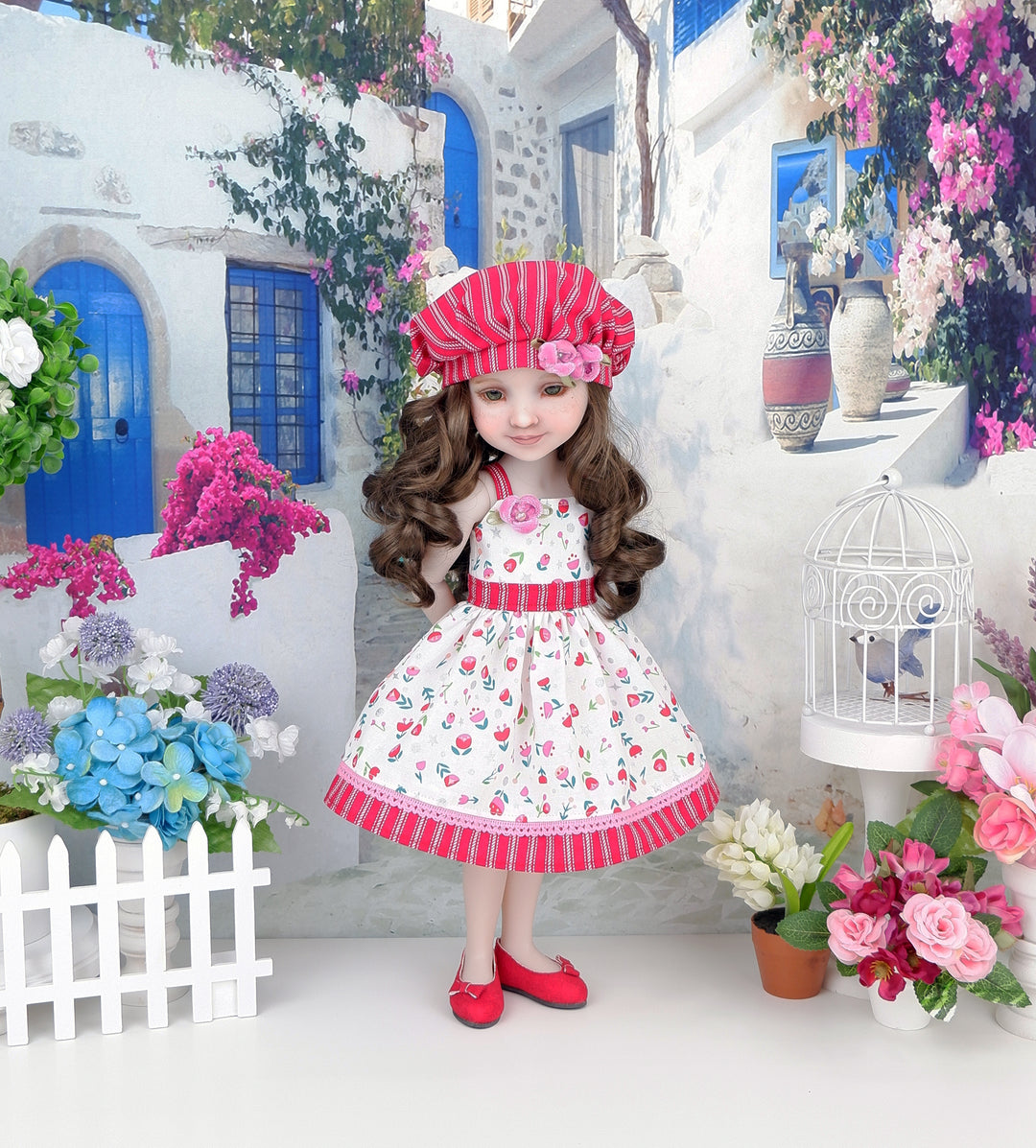 Sweet Valerian - dress with shoes for Ruby Red Fashion Friends doll
