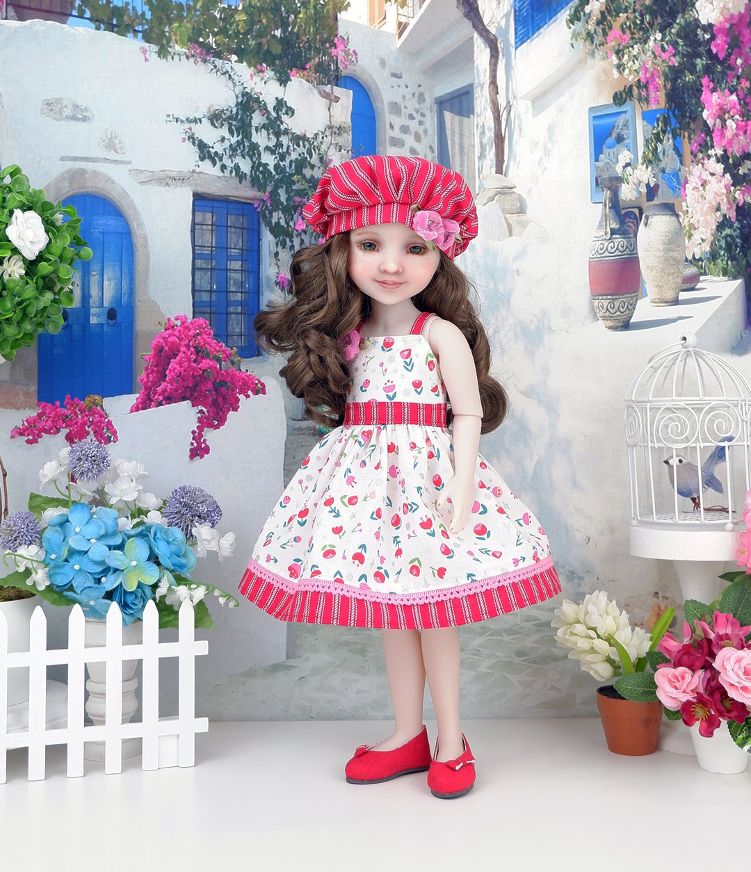 Sweet Valerian - dress with shoes for Ruby Red Fashion Friends doll