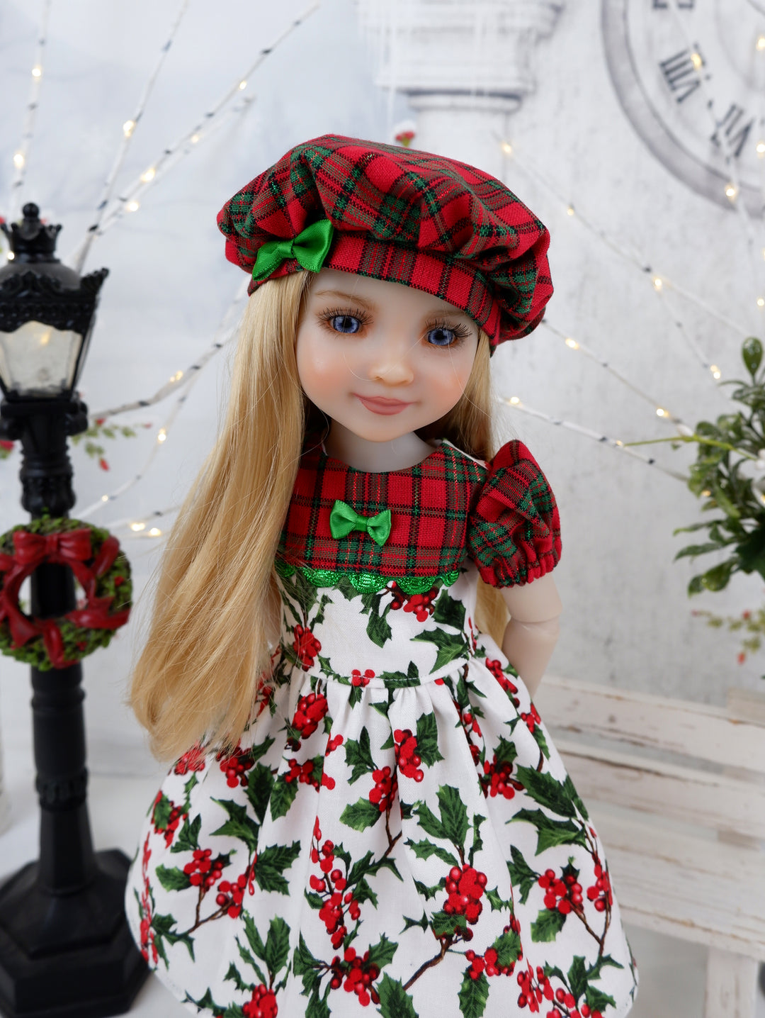 Traditional Holly - dress with shoes for Ruby Red Fashion Friends doll