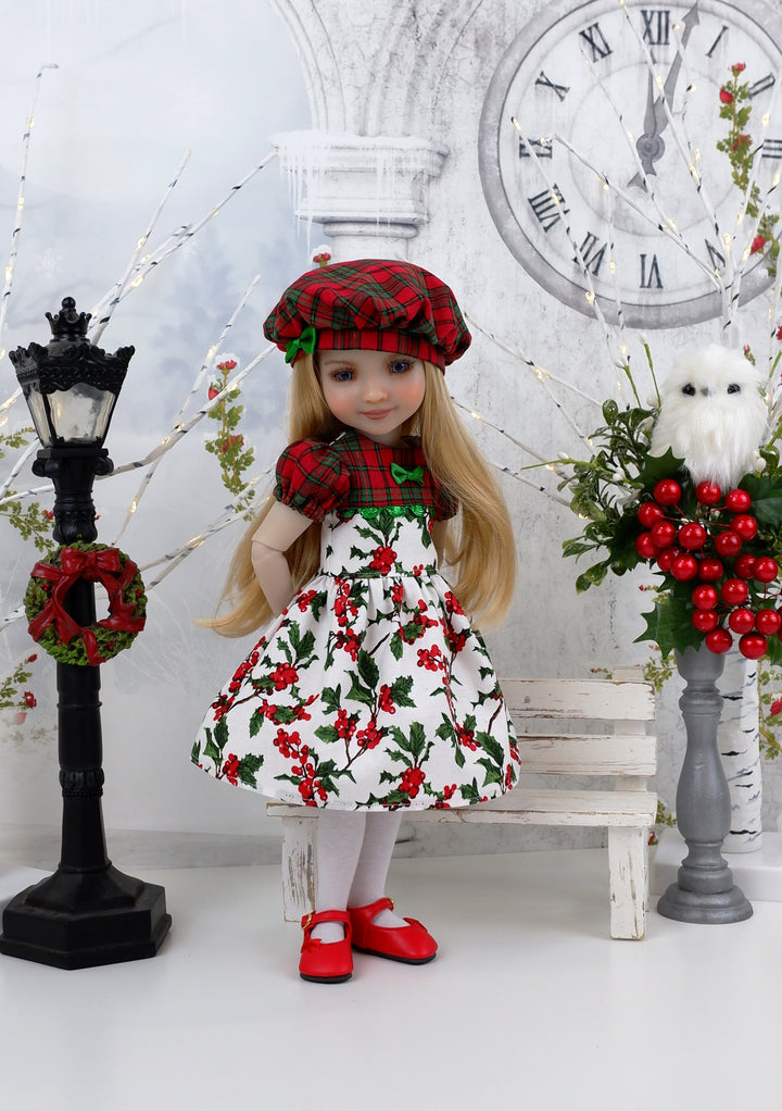 Traditional Holly - dress with shoes for Ruby Red Fashion Friends doll