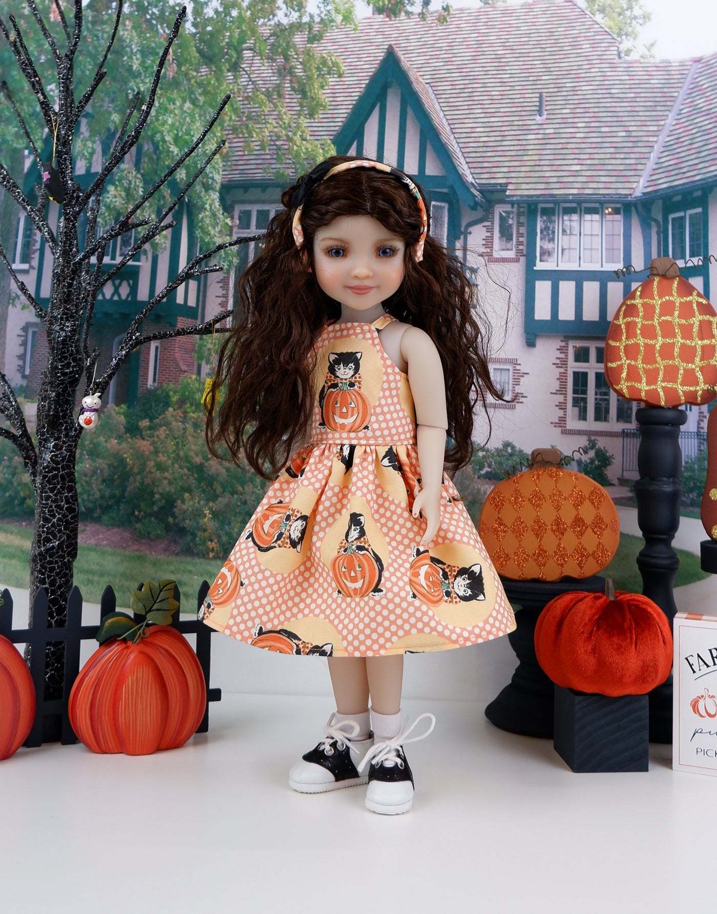 Treats No Tricks - dress with shoes for Ruby Red Fashion Friends doll