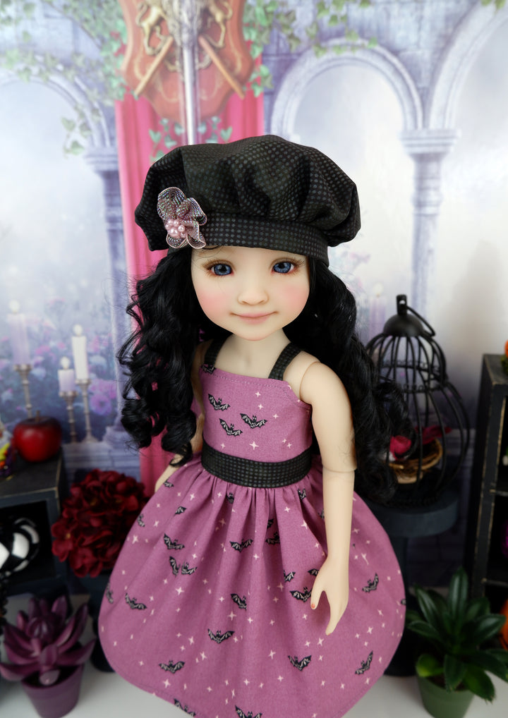 Twilight Bats - dress & jacket with shoes for Ruby Red Fashion Friends doll