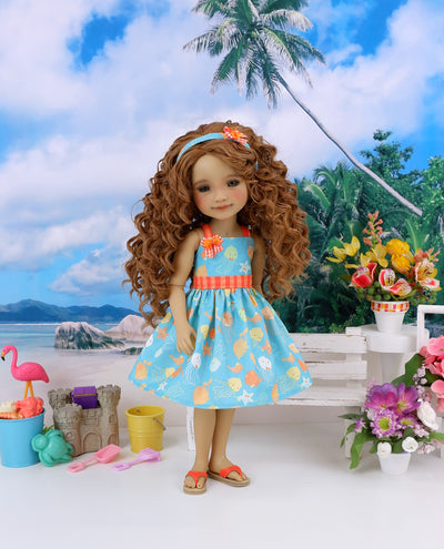 Under the Sea - dress with shoes for Ruby Red Fashion Friends doll