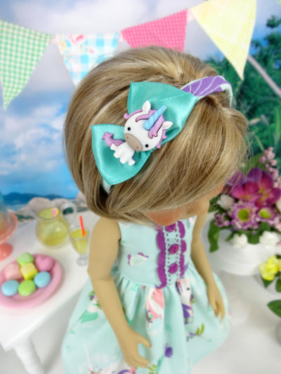 Unicorn Cameos - dress with shoes for Ruby Red Fashion Friends doll