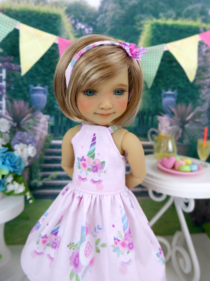 Unicorn Crown - dress with shoes for Ruby Red Fashion Friends doll