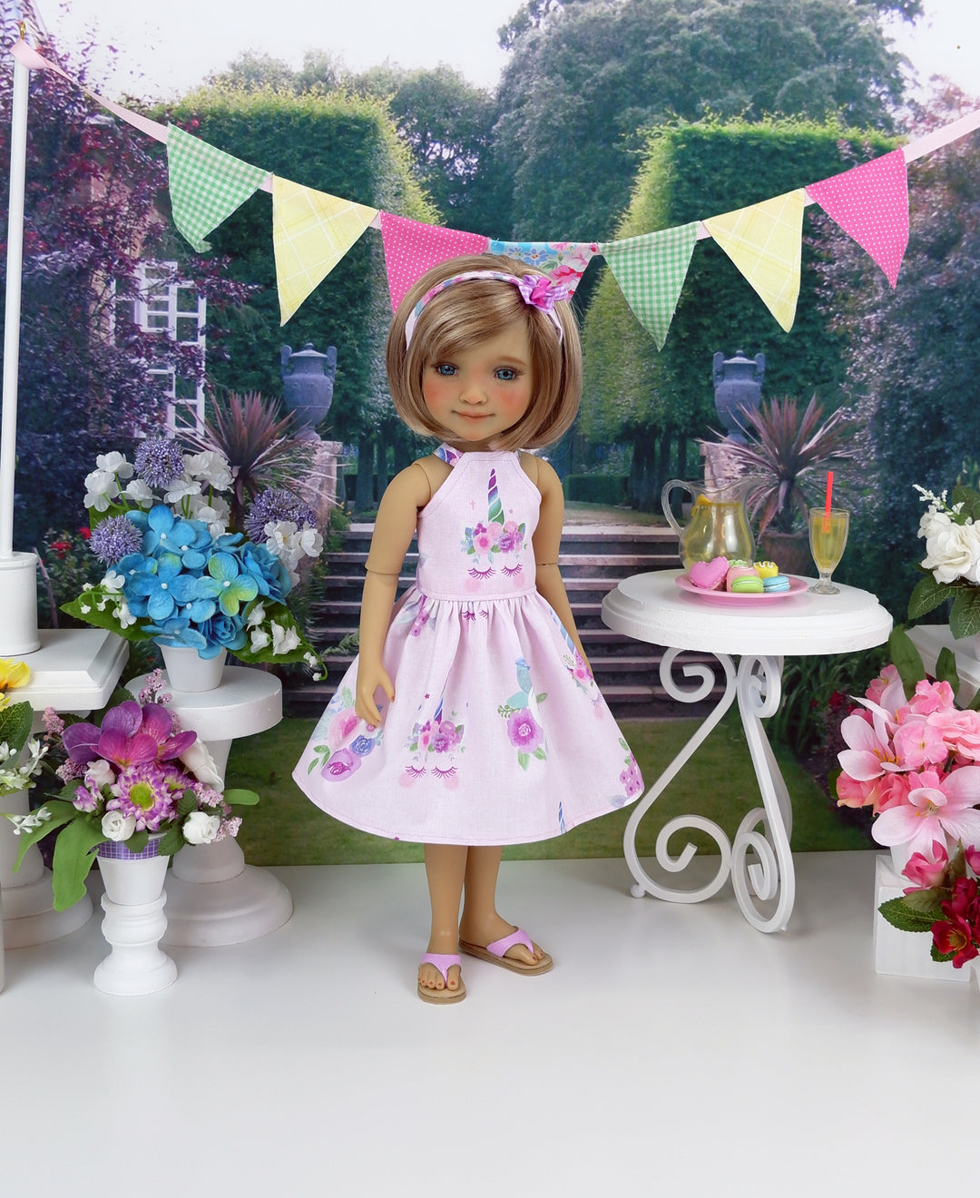 Unicorn Crown - dress with shoes for Ruby Red Fashion Friends doll