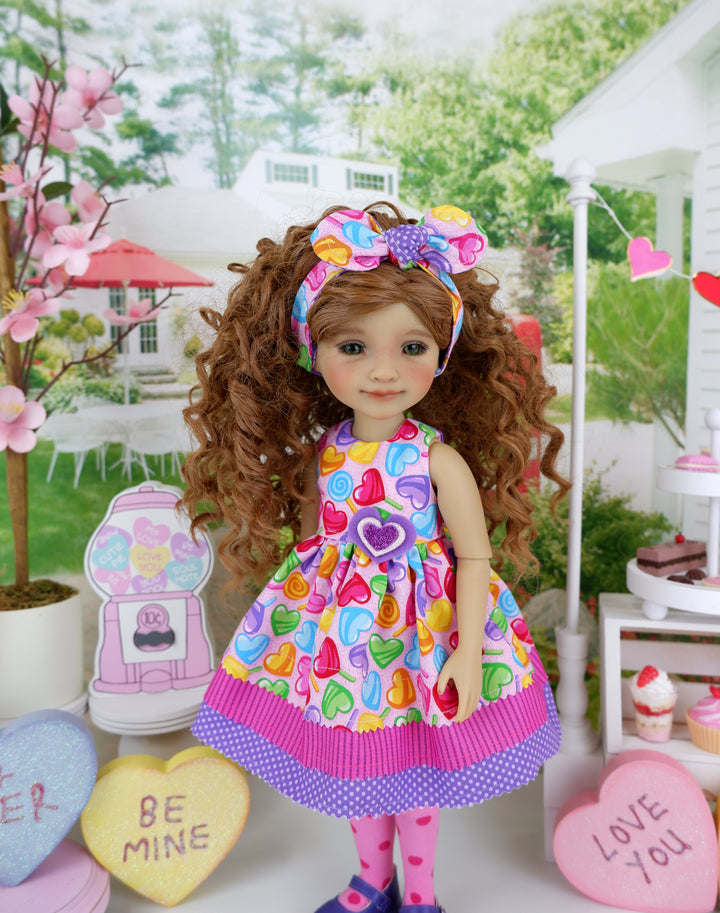 Valentine Candy - dress with shoes for Ruby Red Fashion Friends doll