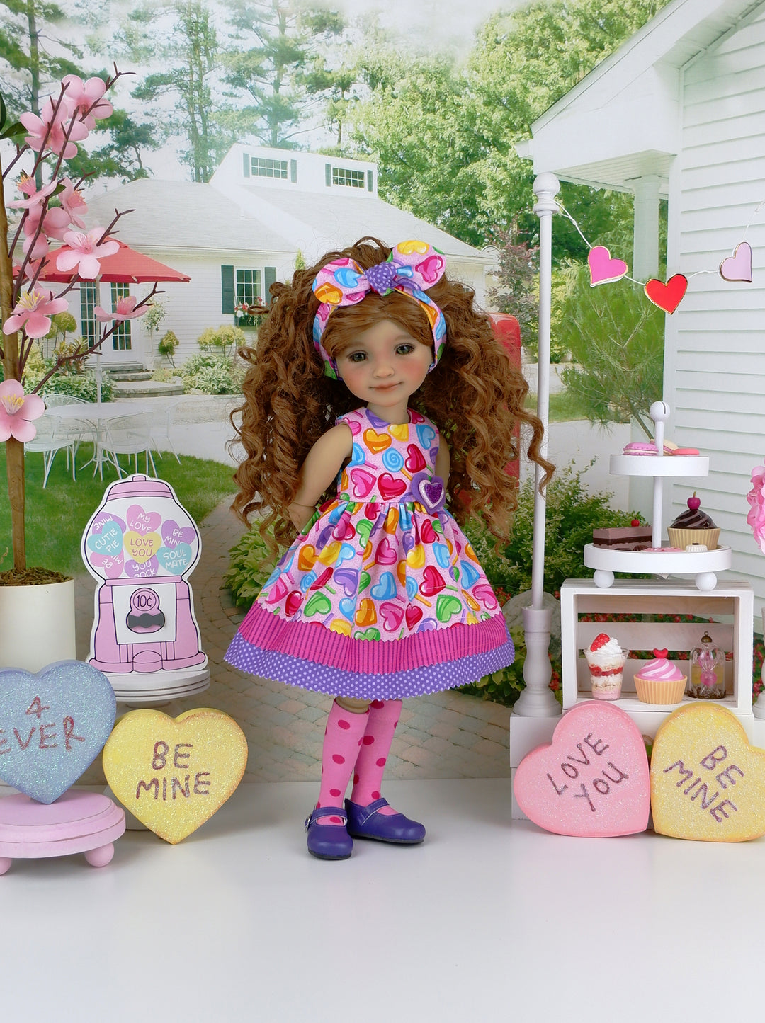 Valentine Candy - dress with shoes for Ruby Red Fashion Friends doll
