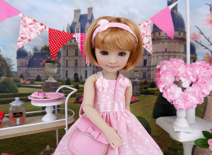 Valentine Date - dress with shoes and purse for Ruby Red Fashion Friends doll