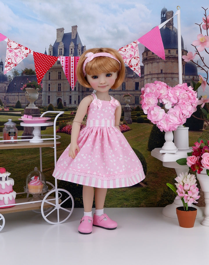 Valentine Date - dress with shoes and purse for Ruby Red Fashion Friends doll