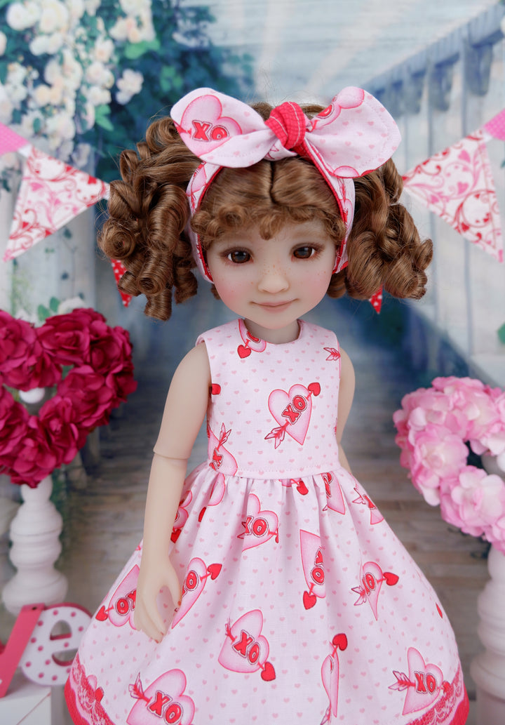 Valentine Love - dress with shoes for Ruby Red Fashion Friends doll