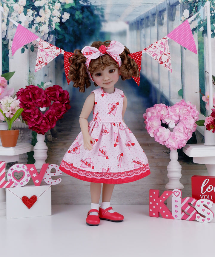 Valentine Love - dress with shoes for Ruby Red Fashion Friends doll