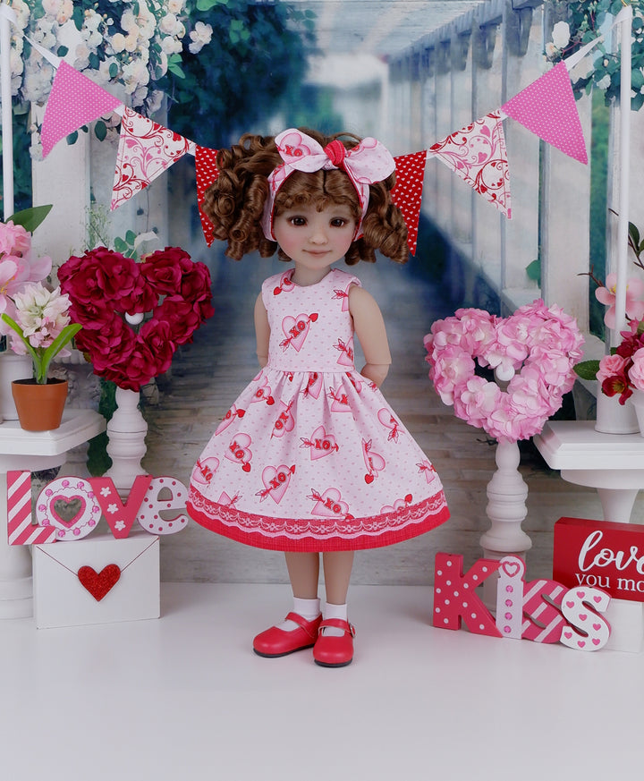 Valentine Love - dress with shoes for Ruby Red Fashion Friends doll