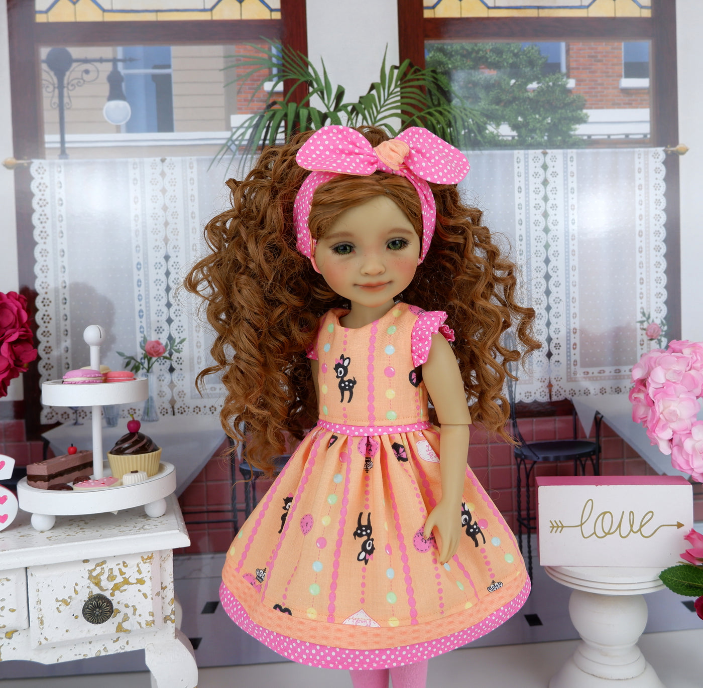 Valentine Party - dress with shoes for Ruby Red Fashion Friends doll