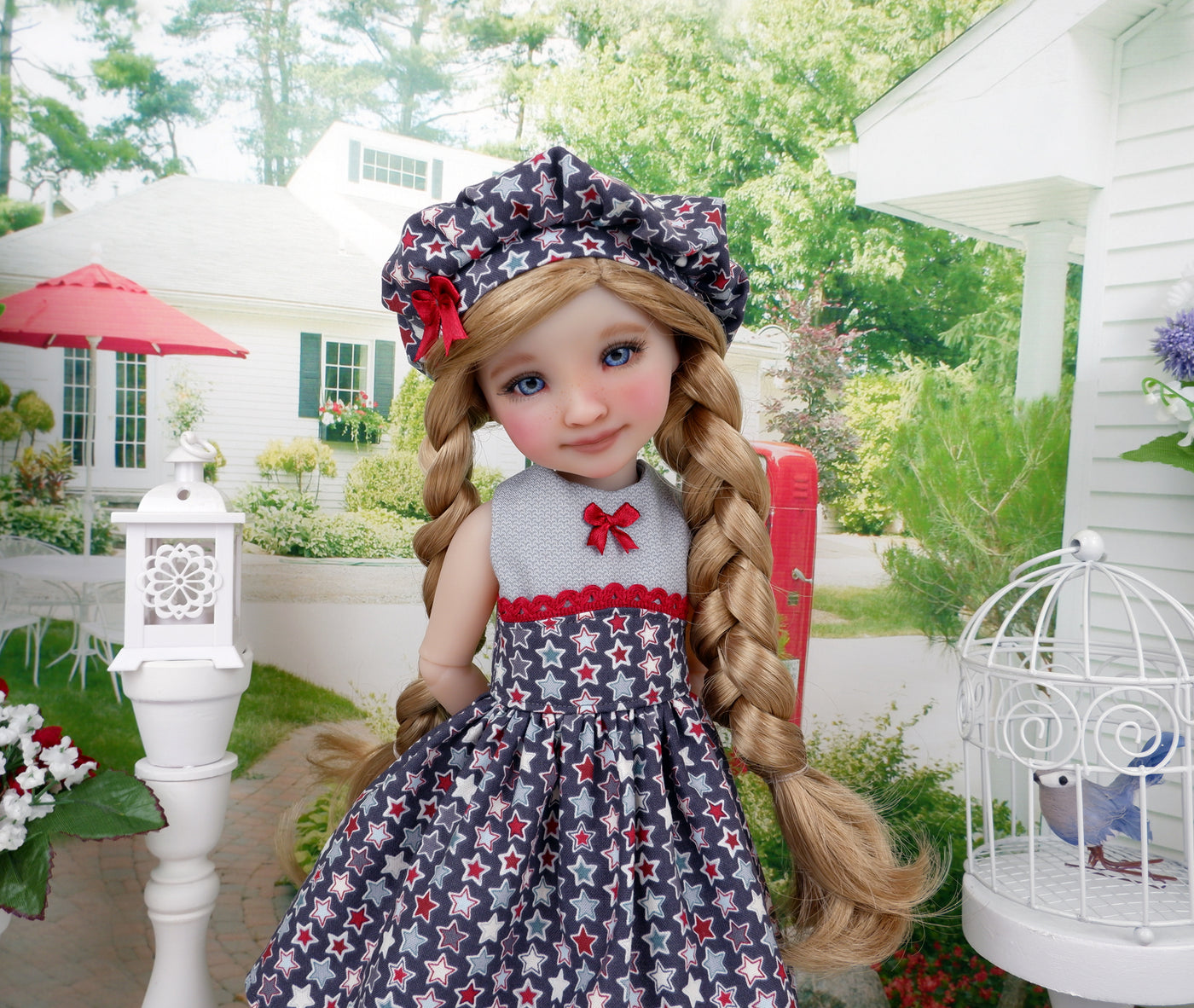 Victory Stars - dress and shoes for Ruby Red Fashion Friends doll