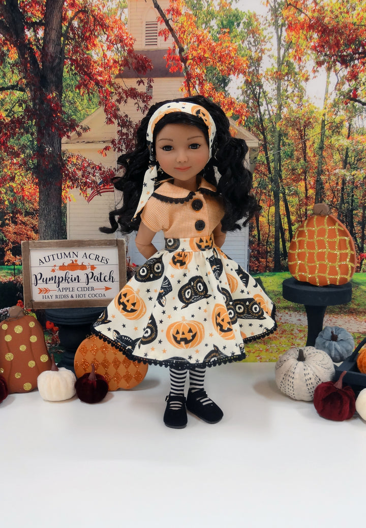 Vintage Halloween - blouse & skirt for Ruby Red Fashion Friends doll