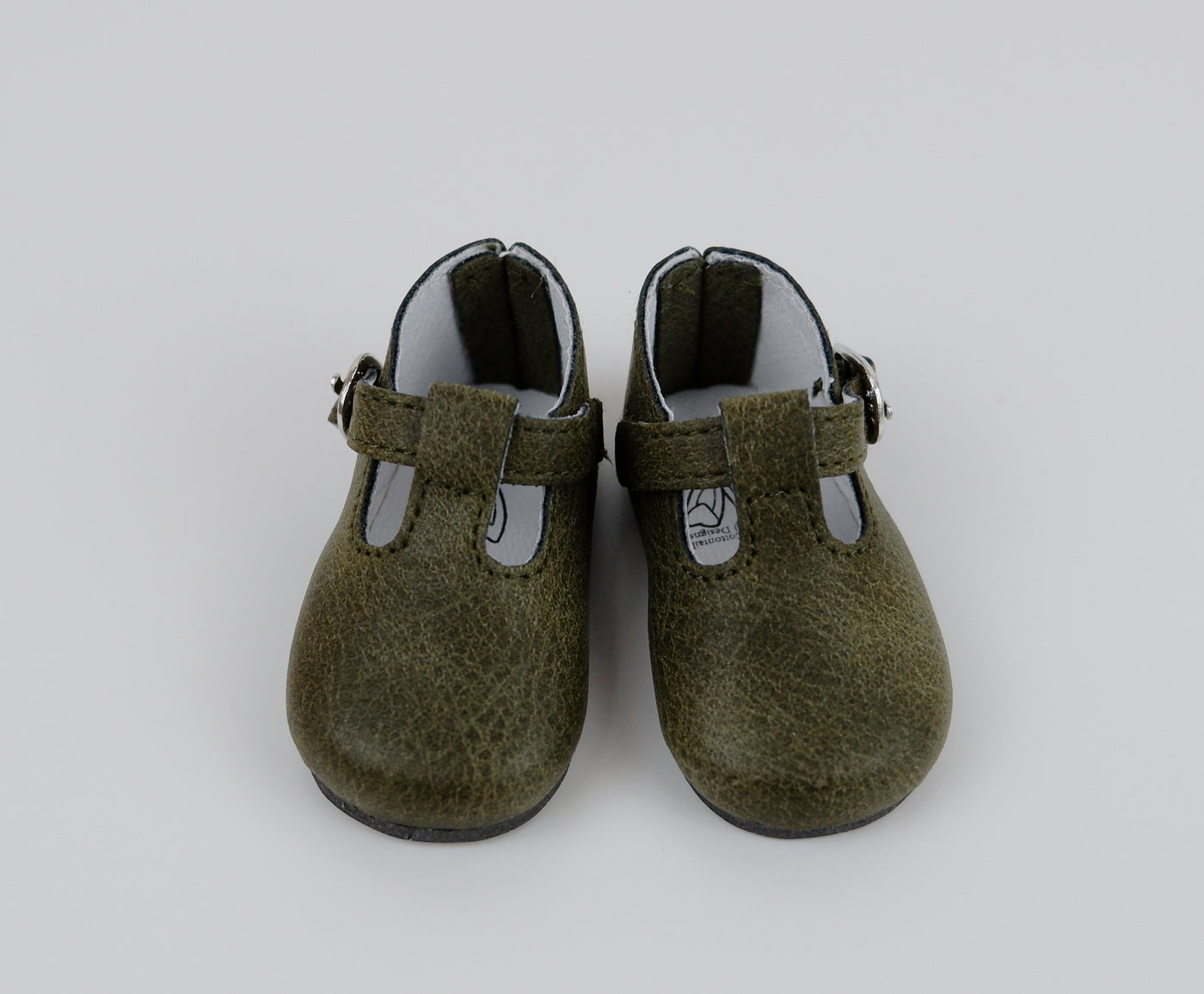 T-Strap Dress Shoes - Weathered Moss