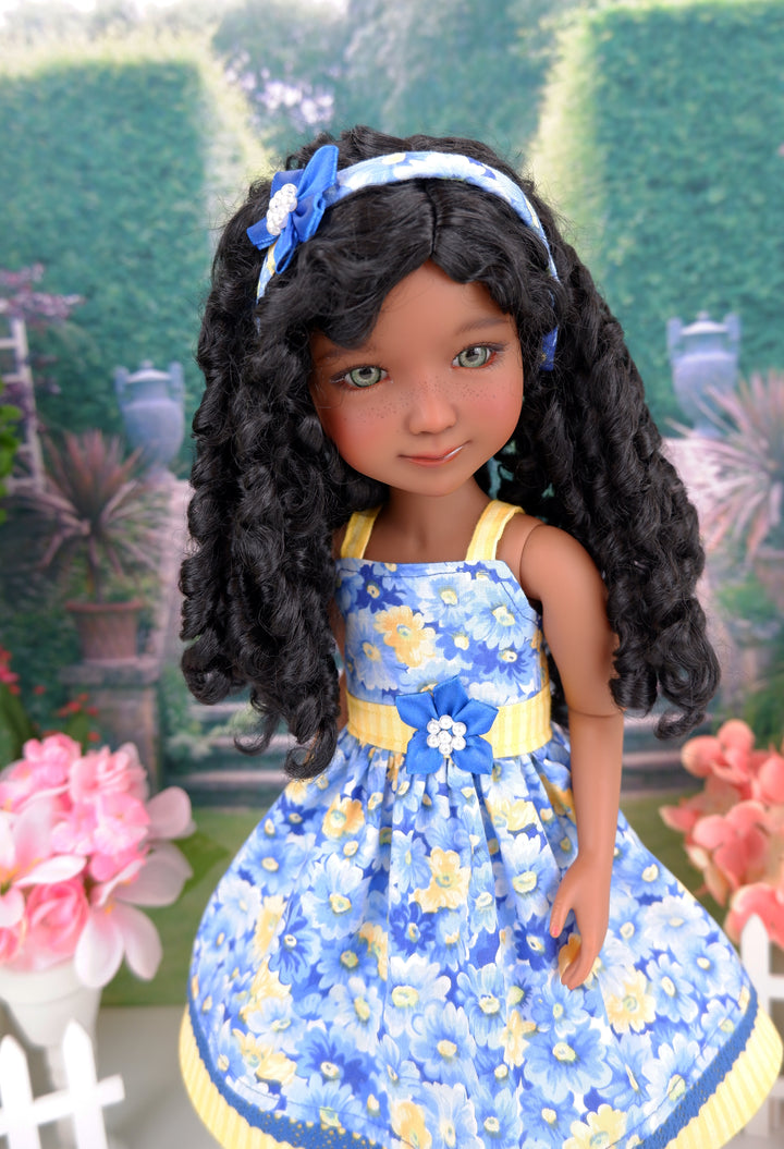 Wild Blue - dress with shoes for Ruby Red Fashion Friends doll