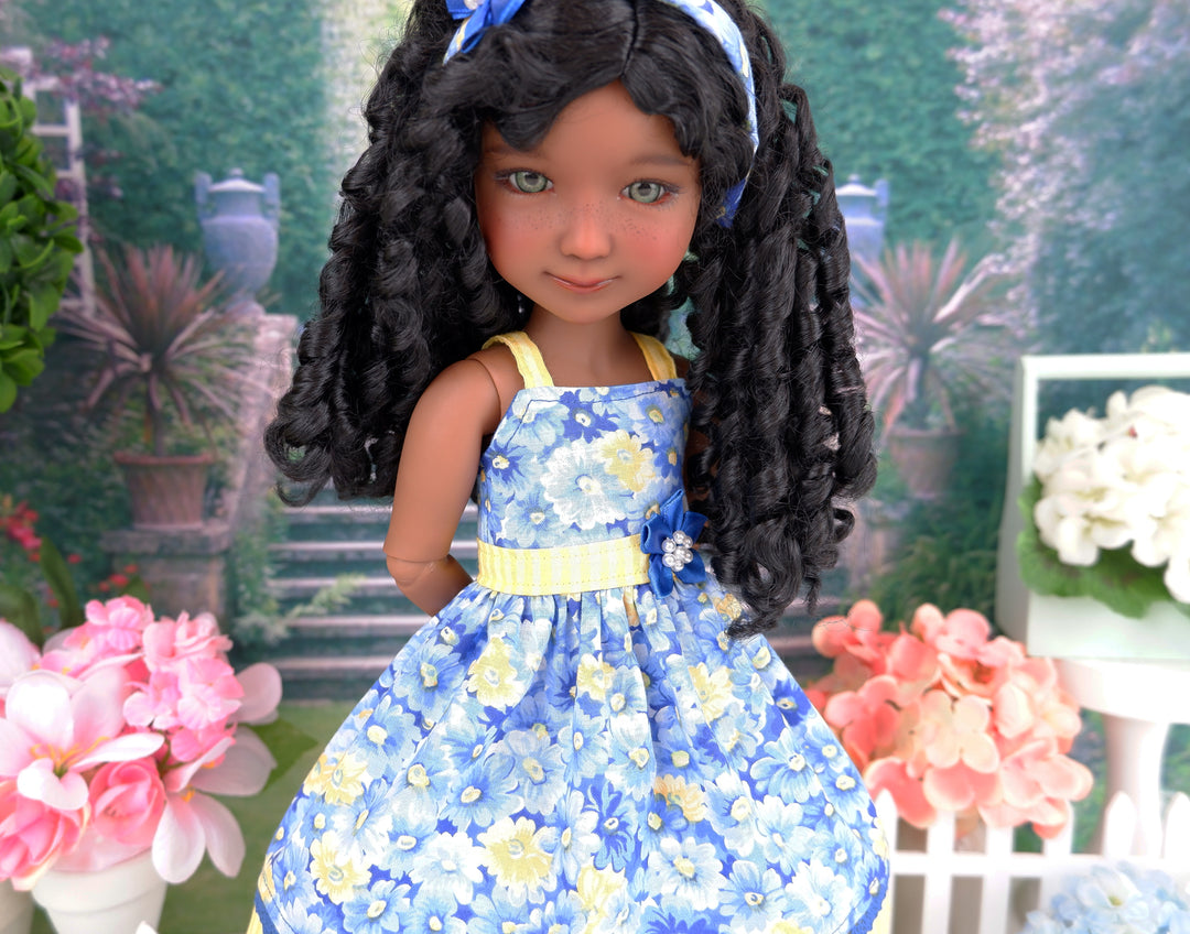 Wild Blue - dress with shoes for Ruby Red Fashion Friends doll