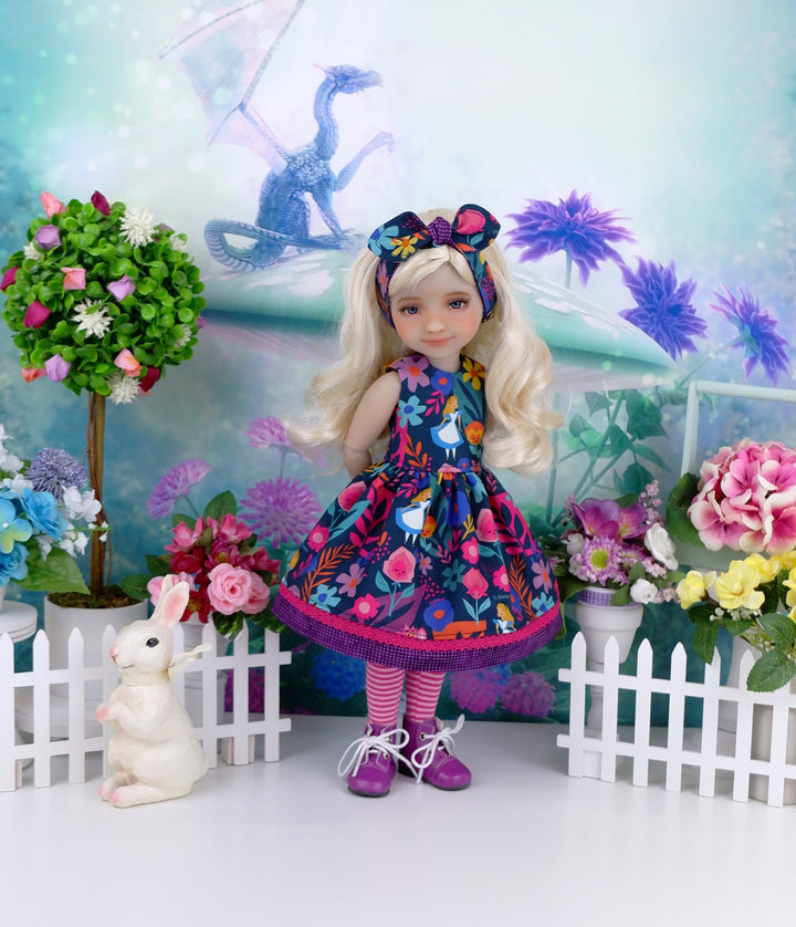 Wildflower Alice - dress with boots for Ruby Red Fashion Friends doll