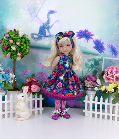 Wildflower Alice - dress with boots for Ruby Red Fashion Friends doll