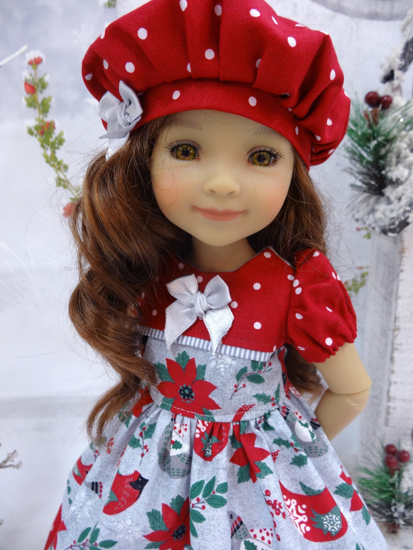 Winter Birds - dress for Ruby Red Fashion Friends doll