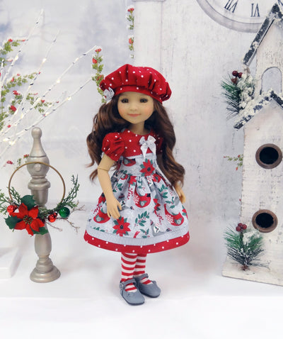 Winter Birds - dress for Ruby Red Fashion Friends doll