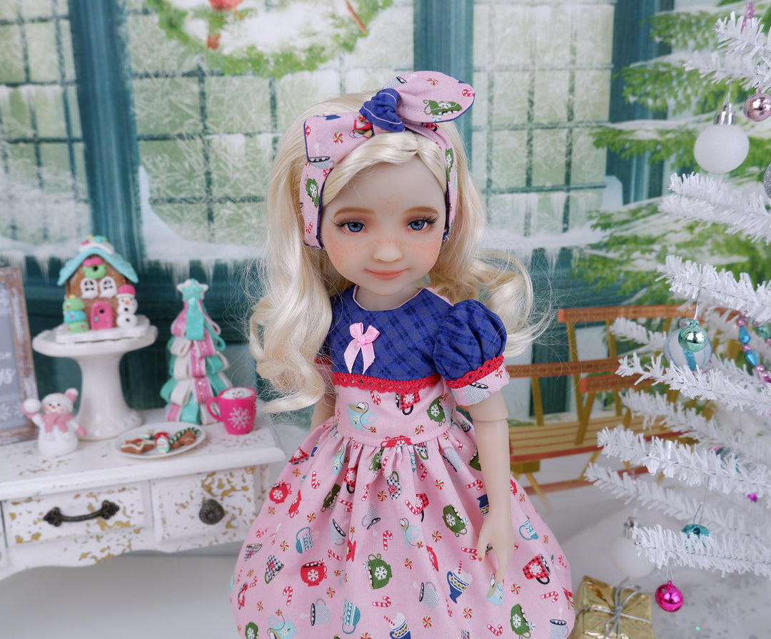Winter Cocoa - dress and shoes for Ruby Red Fashion Friends doll