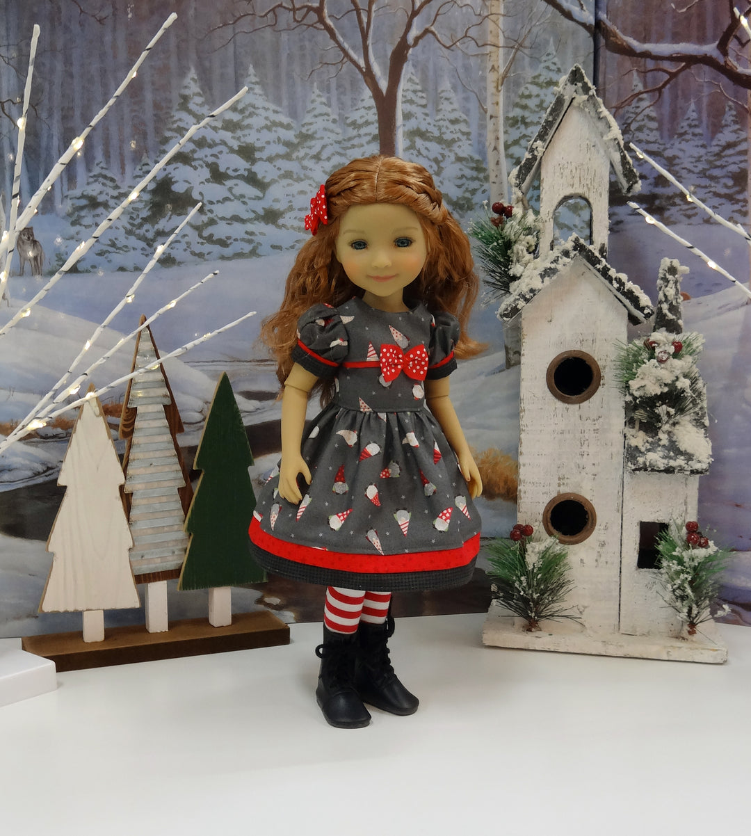 Winter Gnomes - dress for Ruby Red Fashion Friends doll