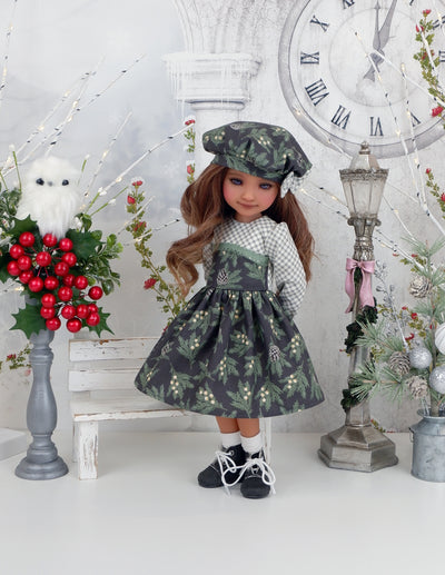 Winter Pine - dress with boots for Ruby Red Fashion Friends doll