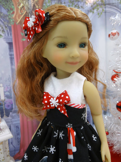 Winter Santa - dress with shoes for Ruby Red Fashion Friends doll