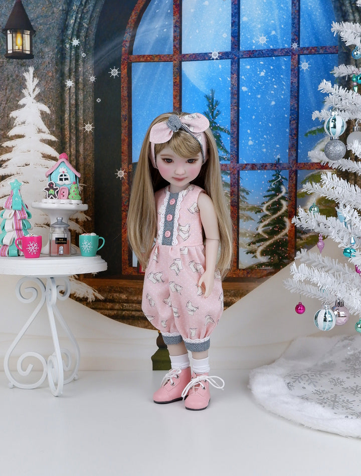 Winter Skates - romper with boots for Ruby Red Fashion Friends doll