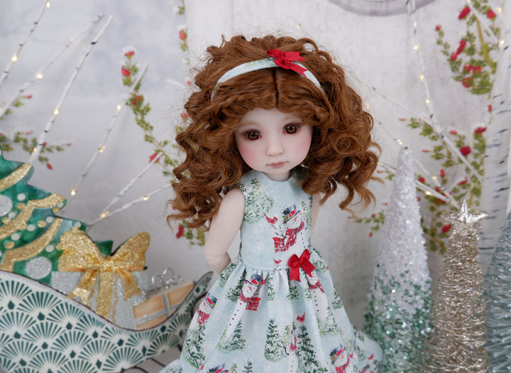 Winter Snowman - dress with shoes for Ruby Red Fashion Friends doll