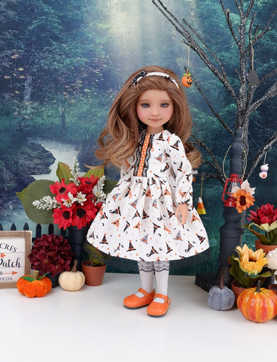 Witch Hats - dress with shoes for Ruby Red Fashion Friends doll